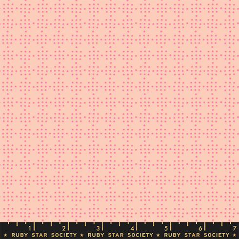 PREORDER Paper Cuts 2 Ditsy Dots in Peach Puff RS1113 13 - Ruby Star Society Sold by the Half Yard